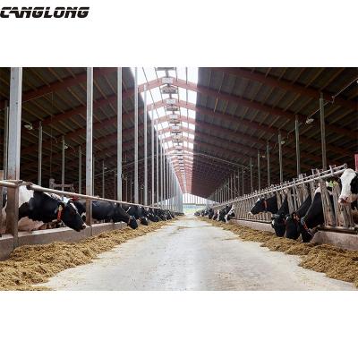 China Ready Made Lightweight Steel Workshop Steel Structure Farm Shed For Sheep / Cattle / Horse for sale