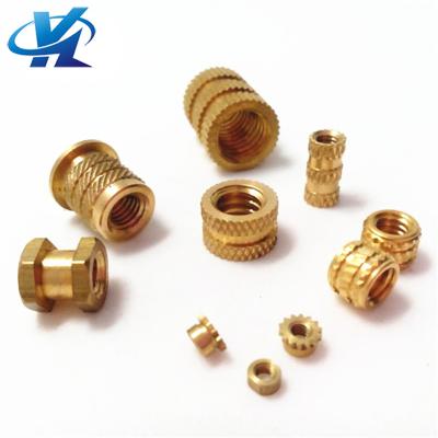 China Round threaded brass insert cnc nuts blind 8mm knurled nut m3 m4 m6 m8 m10 42mm brass thread insert nut for sale