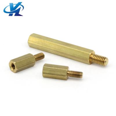 China Female to Male Threaded PCB Standoffs Spacer Screws Brass Hex Standoffs for sale