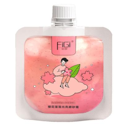 China 2021 Hot Exfoliator Skin Care Deep Pore Cleanser Moisturizing Moisturizing Exfoliating Natural Cherry Blossom Body Scrub for sale