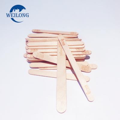 China Viable Natural Wooden Popsicle Sticks Printed Ice Cream Sticks Printed Popsicle Sticks for sale