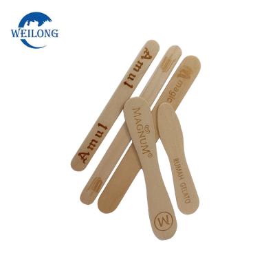 China Disposable Birch Wooden Ice Cream Scoop Ice Cream Scoop Disposable Ice Cream Scoop for sale