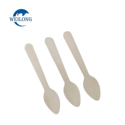 China Eco Friendly Disposable Cutlery Knife Fork Spoon Wooden Cutlery Travel Set Customizable for sale