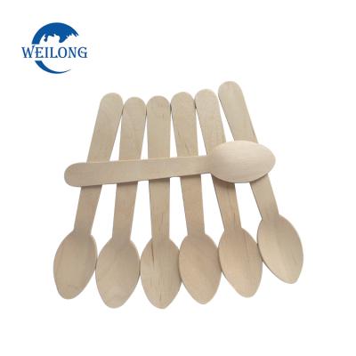 China Spoon Table Knife Fork Spoon High Grade Disposable Wooden Cutlery Set for sale