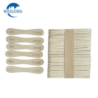 China 90*11/16*1.4mm Birch Wood Popsicle Sustainable Wooden Ice Cream Scoop for sale