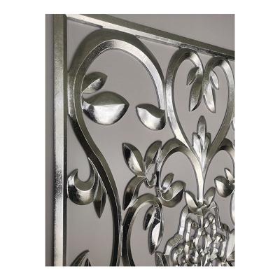 China Modern Factory Direct China Frames Panel Decoration 3d Interior Luxury Carved Metal Wall Panel for sale