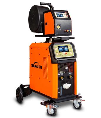 China LCD 2 Screen 500A IGBT MIG Welder Gmaw Welding Machine 15kg Wire Spool for sale