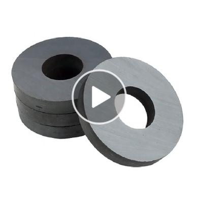 China Wholesale Price Y35 Industrial Magnet Big Ferrite Ring Magnet For Speakers for sale