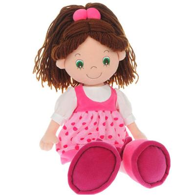 China Hot Selling Soft Cloth Baby Doll Fashion Adorable Doll With Dress for sale