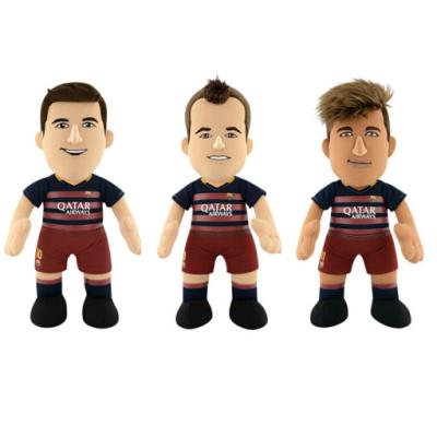 China Custom Made Cartoon Toy Good Quality Football Player Stuffed Plush Doll Basketball Player Plush Doll for sale