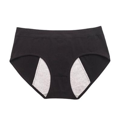 China Wholesale Antibacterial Plus Size High-waisted Breathable Cotton Period Leakproof Panties for sale