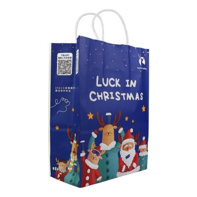 China Free Sample Recycled Materials Factory Low MOQ Customized Logo Paper Shopping Bag Small Gift Paper Bag for sale