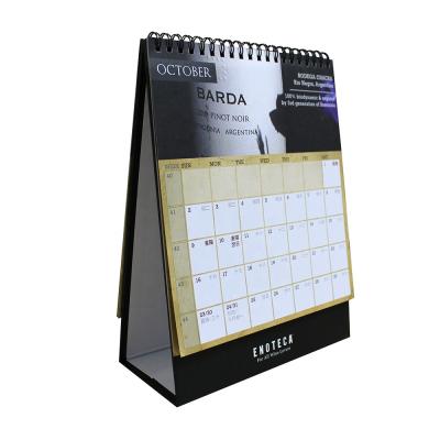 China Recycled Materials 2020 Custom Times Desk Calendars for sale