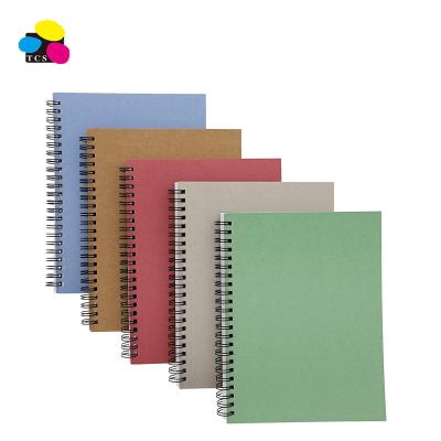 China Amazon Eco-Friendly Hot Selling 5 6.2 x 8.1 Inch Kraft Paper Notebook Paper Bundle with 80 Lined Paper Sheets for Great Writing for sale