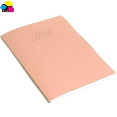 China Wholesale Cheap High Quality Printed FSC Price Pink A4 Size 80 Paper Page Lined Exercise Book For School Children for sale