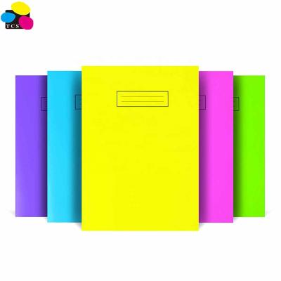 China Printed School Supplies 75gsm Paper 80 Pages A4 Wire Quilted Ruled 8mm Irons Bright Matching Colors Exercise Notebook for sale