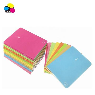 China Printed Price 24 Sheets 3.5x5 Inches Mini Notebook Candy Colors Portable Cheap Notebook For Writing for sale