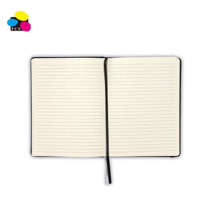 China 7.5 Inch x 10 Cover Writing Neat Hardcover Book Promotion Black Hardcover Notebook Large Size 120 Inch Sheets for sale