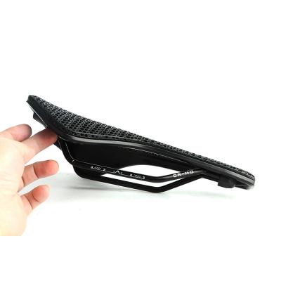 China Eco-friendy 3d Print Seat Hollow CR-MO Fences Mountain Bike Saddle Material Road 3D Printed Bicycle Saddle for sale