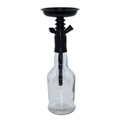 China Hot Selling Colorful Wine Bottle Hookah Bottle Aluminum Stem Universal Shisha for sale