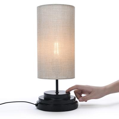 China New Modern Creative Dimmable Adjustable Hotel Home Decorative Decorative Dimmable Lampshade Bedside Study Dining Reading USB Led Table Lamp for sale