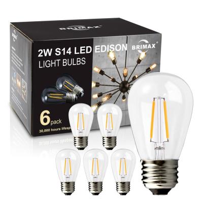 China BRIMAX 6pack S14 2W Residential LED Bulb CE RoHS Certified Led Bulb for sale