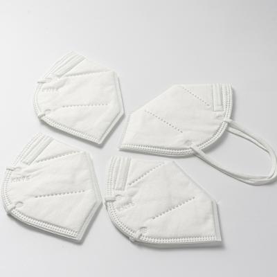 China Comfortable Fit KN95 Nonwoven Cheap Disposable BFE Over 95% Face Mask FFP2 Disposable Earloop In Stock From China for sale