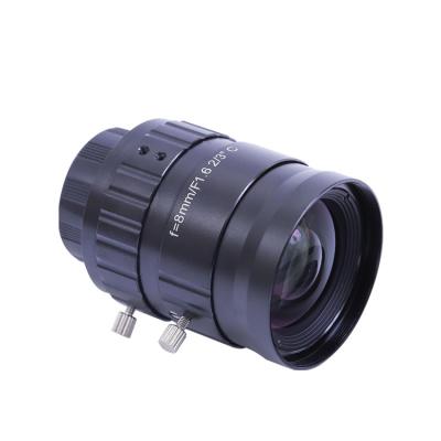 China Fa C Lens EFL 8mm High Resolution Iris Lens 5 Mega Pixel Camera Lens Mount for sale