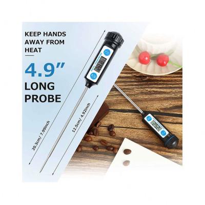 China Â ° F/Â ° Switchable C Water Proof Instant Read Digital Cooking Meat Thermometer With Long Probe For Food , Smart Meat Thermometer for sale