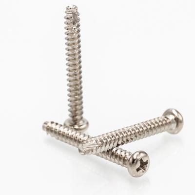 China Pan Head M4 Pan Head Phillips Drive Nickel Plated, Reasonable Price While High Quality, Self-tapping Screws for sale