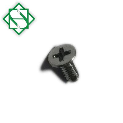 China Phillips Cross DIN7500 Countersunk Head Triangle Blue Zinc, Knob Price And Thread High Quality Screws for sale