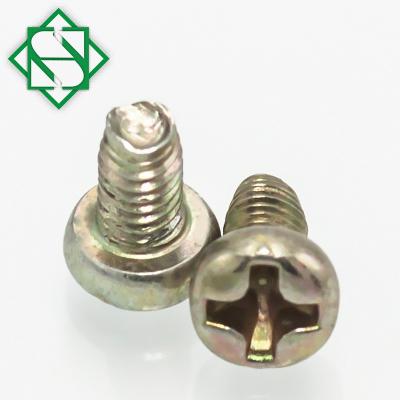 China Toy Carbon Steel DIN7985 Cross Recessed Pan Head Fine Thread Machine Screw for sale