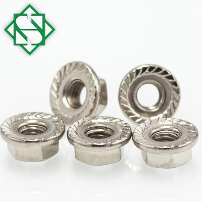 China Toy Wholesale Fasteners DIN6923 Carbon Steel and Stainless Steel Hex Flang Nuts for sale