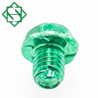 China Toy China Factory Slotted Indented Hex Joint Head Machine Screw for sale