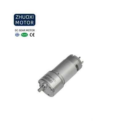 China Totally Enclosed Gear 12v Brush Dc Motor 33 Mm Gear Box Dc Motor Manufacturer for sale