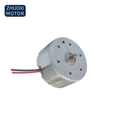 China Zhuoxi Maker 300 Totally Enclosed Size 24*14mm Brushed DC Motor 24v 12v Micro DC Fan Motor 3000 Rpm Electric DC Motor For Toy Car for sale