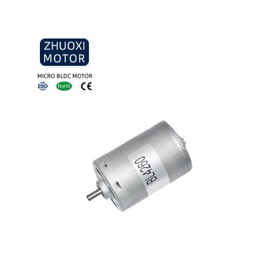 China Zhuoxi motor factory wholesale 10w 20w 30w 42mm totally enclosed 4260 bldc electric brushless motor dc 12v 24v for sale