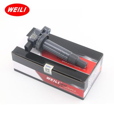 China WEILI Car Auto Ignition Coil for Toyota Yaris 90919-02240 High Quality Engine 1NZ-FE Ignition Coil bobina de encendido 19*11*7cm for sale