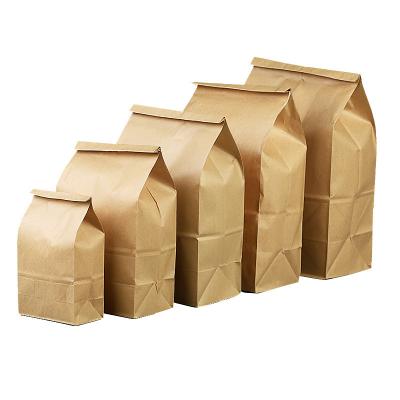 China Hot Selling Eco Friendly Takeaway Bags Recycled Custom Materials Paper Bags With Disposable Flat Handle Paper Bags for sale