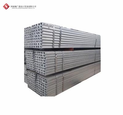 China A36/SS400/Q235 Construction Channel Steel Bar /U Channel Sizes for sale