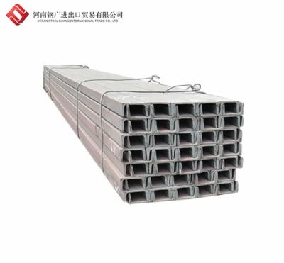 China A36/Ss400/Q235 Ms Structural Hot Rolled Carbon Steel Channel Construction for sale