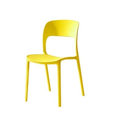 China Hot Selling Cooling Living Room Furniture Cheap Colorful Modern Plastic Plastic Dining Chairs Te koop