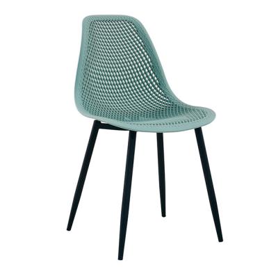 Cina Modern Simple Cooling Art Literature Literature Negotiation Chair Backrest Chair Nordic Office Chair Simple Dining Plastic Desk And Chair in vendita