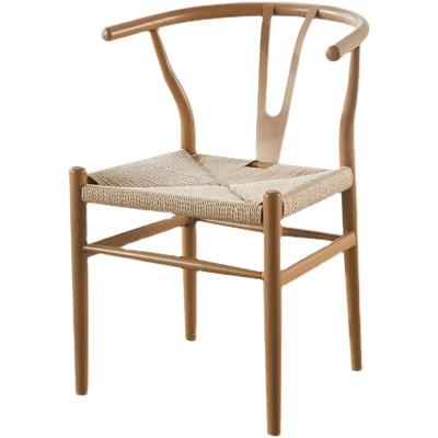 China Traditional Chinese Designed Wooden Fork Chair Y-Armchair, Rope Chair and Solid Wood Dining Chair en venta