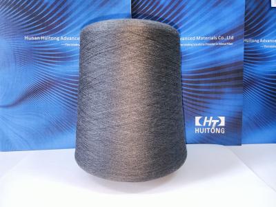 China Black Yarn 21s 28% Stainless Steel Fiber, 36% Cotton Blended with 36% Polyester for  Anti static Socks for sale