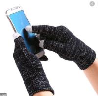 China Hilado estático anti del tacto de la pantalla del acero inoxidable 316L para los guantes en venta