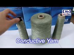 anti static conductive fire resistant 10s/2 60% stainless steel fiber with 40% aramid blended yarn