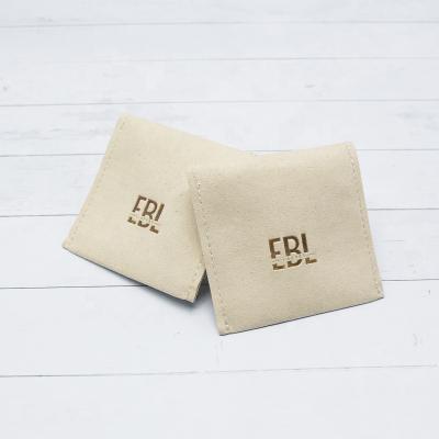 China Yellow Envelope Pouch Microfiber Envelope Dust Bag Custom Jewelry Packaging Bags for sale