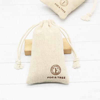 China Custom Eco Hemp Fabric Hemp Pouch Burlap Drawstring Bags Recyclable Jewelry Bag For Gifts for sale