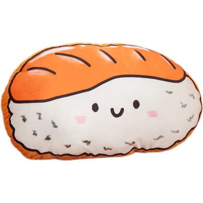 China Polyester Cartoon Mini Food Pillow Stuffed Pillow DIY Soft Kawaii Decorative Cute Soft Japanese Sushi Stuffed Plush Toy for sale